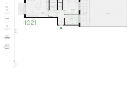 Prodej bytu, 3+kk, 76 m²