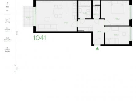 Prodej bytu, 3+kk, 71 m²