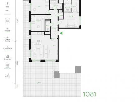 Prodej bytu, 4+kk, 111 m²