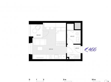 Prodej bytu, 1+kk, 34 m²