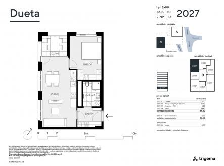 Prodej bytu, 2+kk, 50 m²