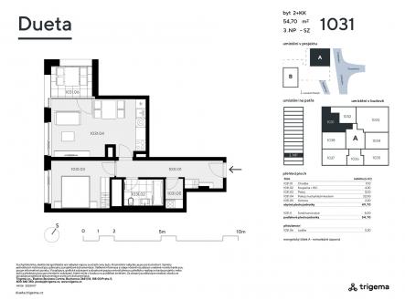Prodej bytu, 2+kk, 50 m²