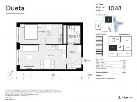 Prodej bytu, 2+kk, 49 m²