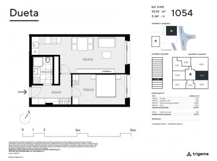 Prodej bytu, 2+kk, 50 m²