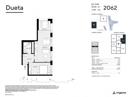 Prodej bytu, 2+kk, 46 m²