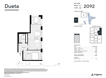 Prodej bytu, 2+kk, 46 m²