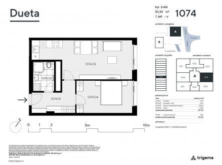 Prodej bytu, 2+kk, 50 m²