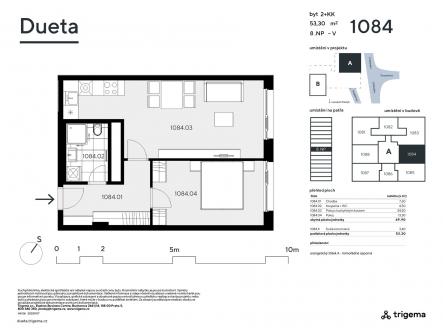 Prodej bytu, 2+kk, 50 m²