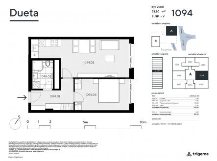 Prodej bytu, 2+kk, 50 m²