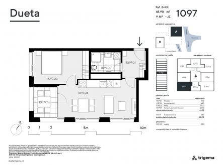 Prodej bytu, 2+kk, 46 m²
