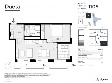Prodej bytu, 2+kk, 47 m²