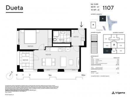 Prodej bytu, 2+kk, 46 m²