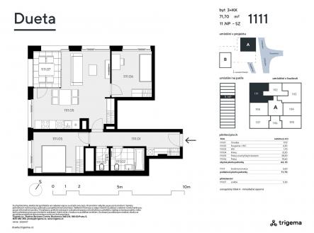 Prodej bytu, 3+kk, 66 m²