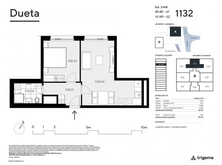 Prodej bytu, 2+kk, 46 m²