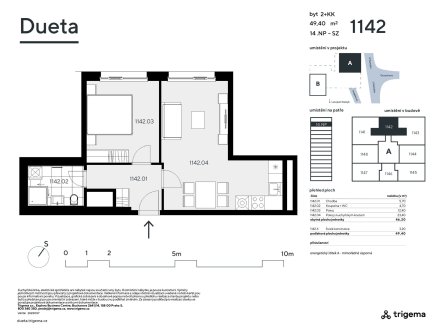 Prodej bytu, 2+kk, 46 m²