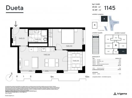Prodej bytu, 2+kk, 47 m²