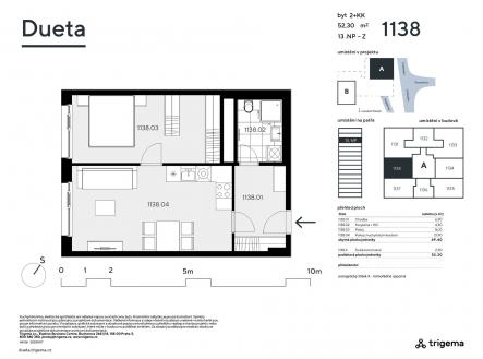Prodej bytu, 2+kk, 49 m²