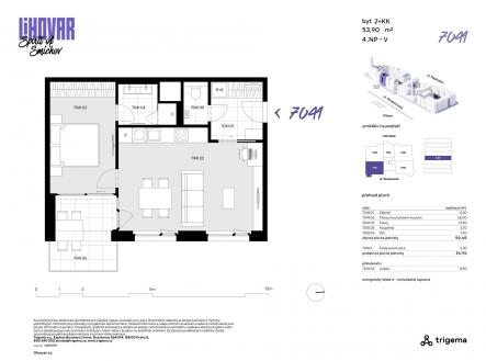 Prodej bytu, 2+kk, 50 m²