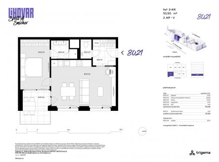 Prodej bytu, 2+kk, 50 m²