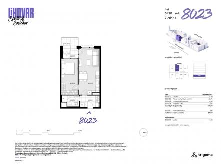 Prodej bytu, 2+kk, 48 m²
