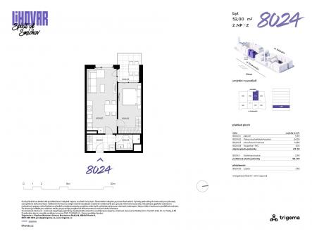 Prodej bytu, 2+kk, 49 m²