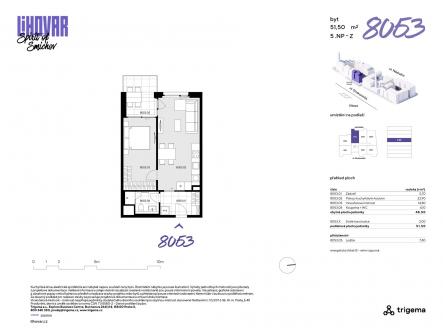 Prodej bytu, 2+kk, 48 m²