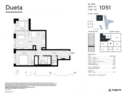 Prodej bytu, 2+kk, 50 m²