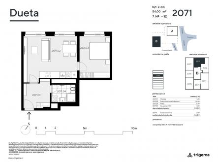 Prodej bytu, 2+kk, 51 m²