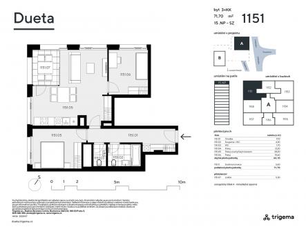 Prodej bytu, 3+kk, 66 m²