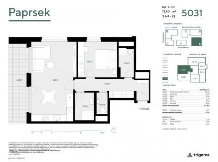 Prodej bytu, 2+kk, 65 m²