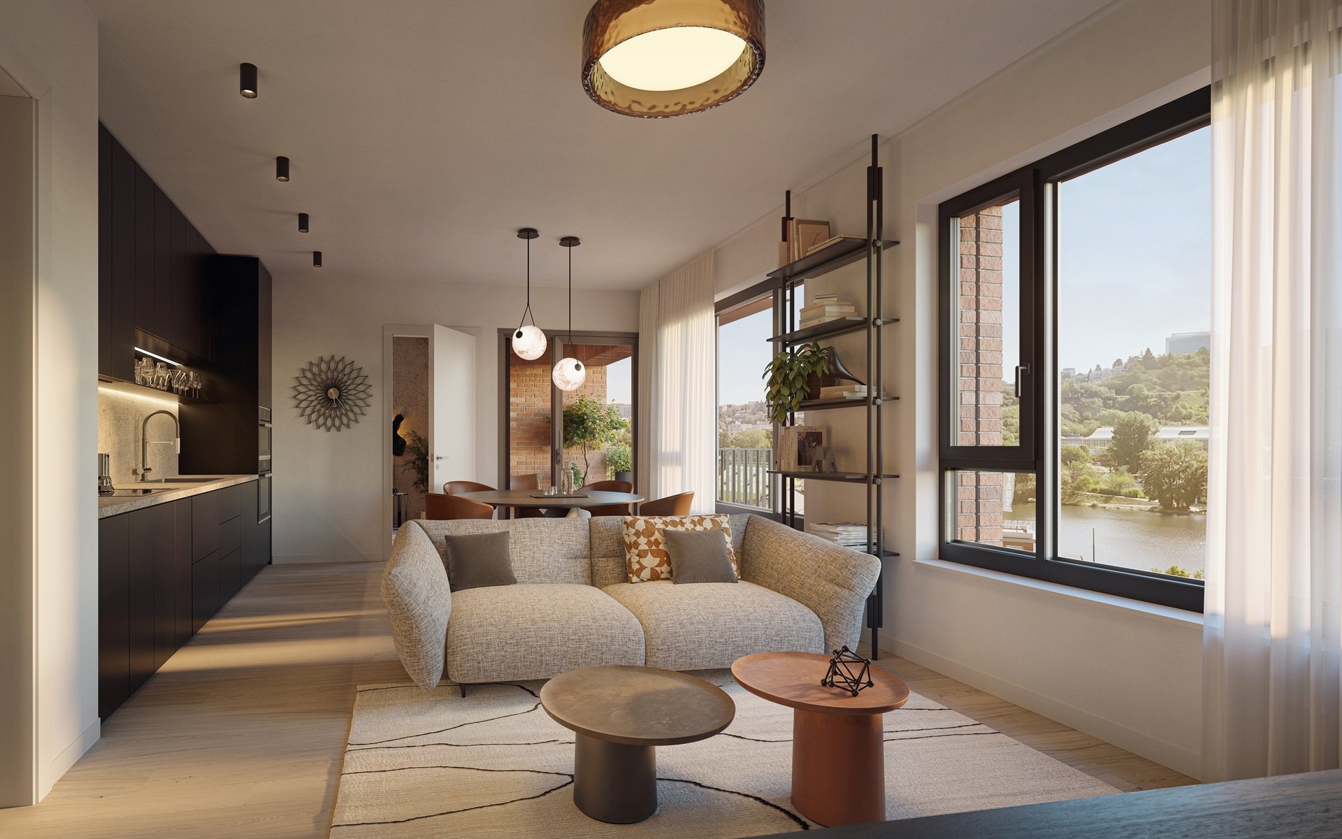 Projekt LIHOVAR: Investiční 2+kk (byt č. 1023 - 45,3 m2)