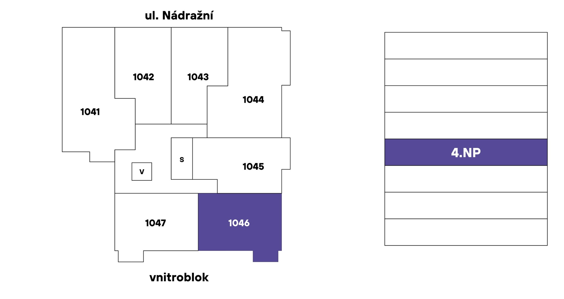 Investiční 2+kk (byt č.1046 - 51,2 m2): Projekt LIHOVAR Smíchov