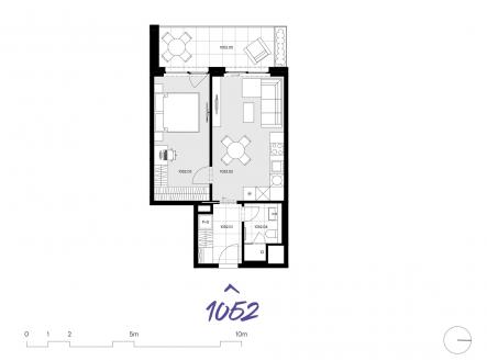 Prodej bytu, 2+kk, 46 m²