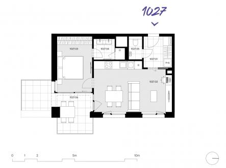 Prodej bytu, 2+kk, 50 m²