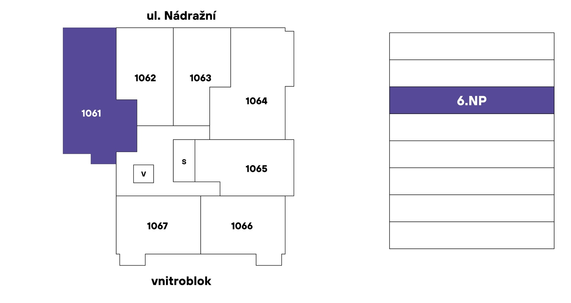 Projekt LIHOVAR Smíchov: Exkluzivní 3+kk s lodžií (Byt č.1061 - 89,9 m2)