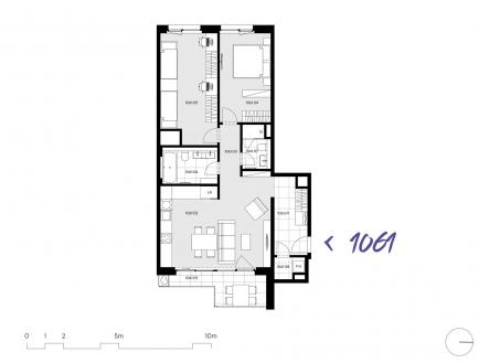 Prodej bytu, 3+kk, 89 m²