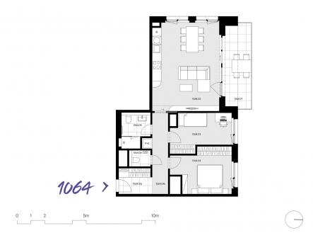 Prodej bytu, 3+kk, 77 m²