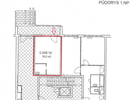 Prodej - kanceláře, 18 m²