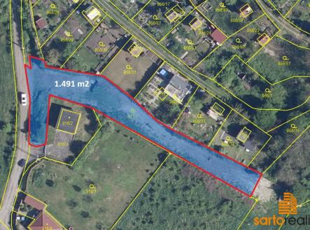 Prodej pozemku, zahrada, 1 491 m²