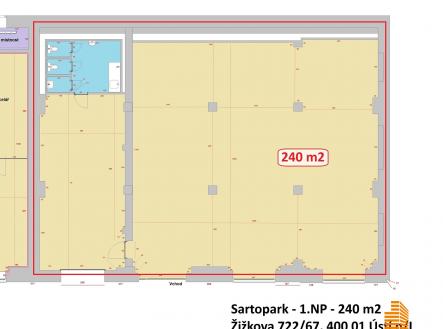 Pronájem obchodní prostor, 240 m²