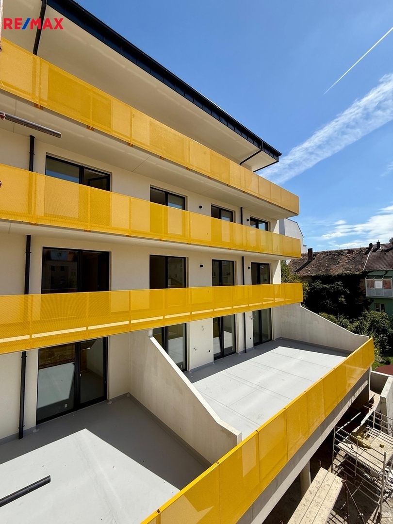 Skutečný pohled na terasu