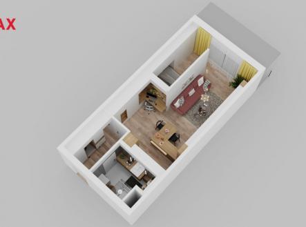 Prodej bytu, 1+kk, 60 m²