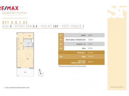Prodej bytu, 1+kk, 60 m²