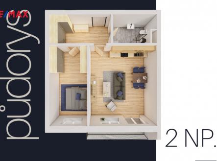 Prodej bytu, 2+kk, 64 m²