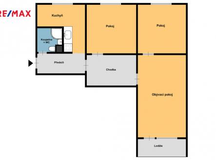 Prodej bytu, 3+1, 78 m²