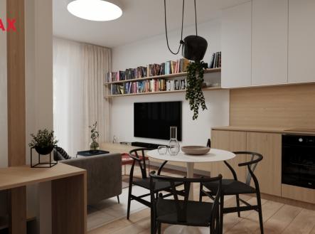 Prodej bytu, 1+kk, 55 m²