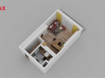 Prodej bytu, 1+kk, 37 m²