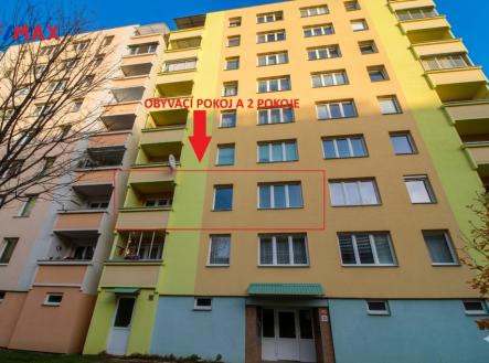 západní strana domu s lodžií