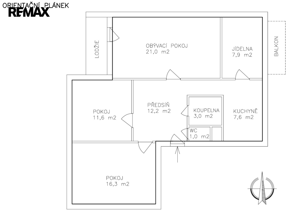 orientační plánek