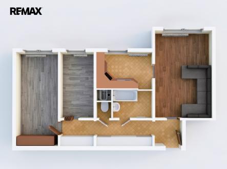 Pronájem bytu, 3+1, 72 m²